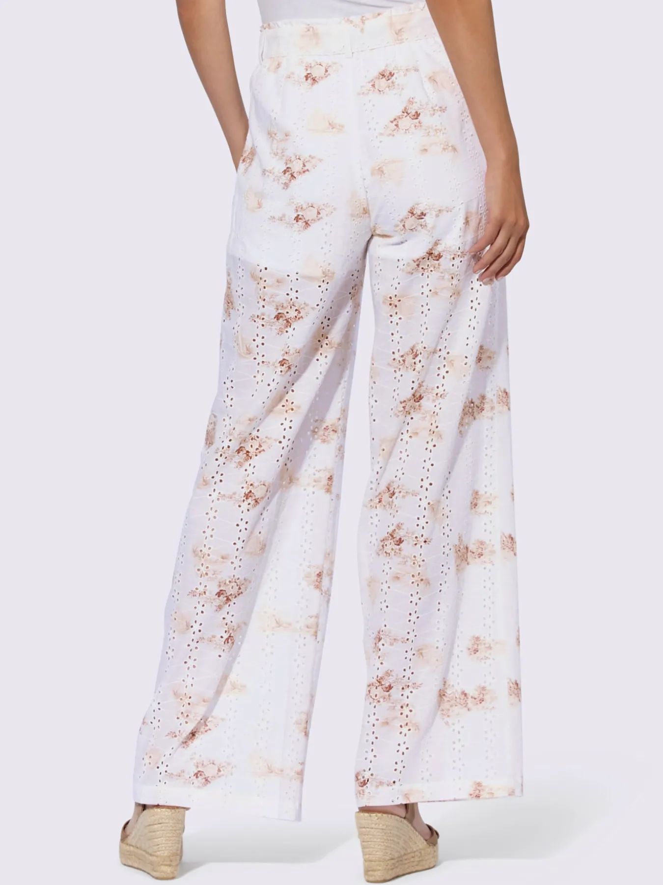 Pantalon imprimé qualité tissée
