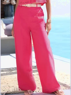 Pantalon jambes larges