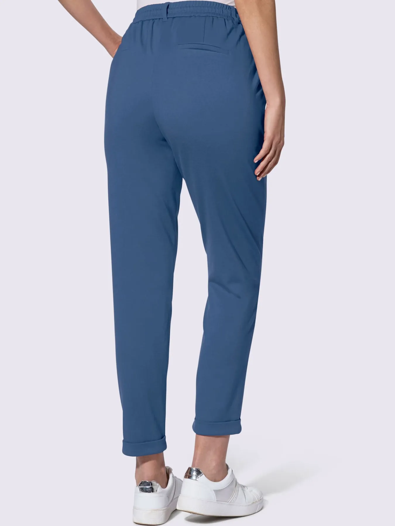 Pantalon jogpant ceinture élastique, coulisse et lien à nouer