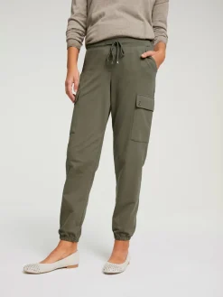 Pantalon jogpant coupe carotte