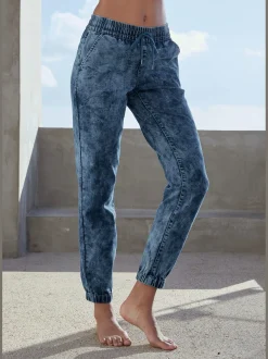 Pantalon jogpant pantalon de jogging aspect jean