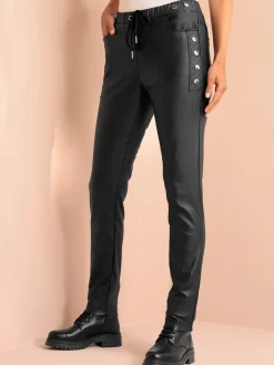 Pantalon jogpant revêtement mat et brillant