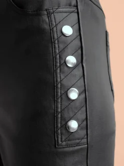 Pantalon jogpant revêtement mat et brillant