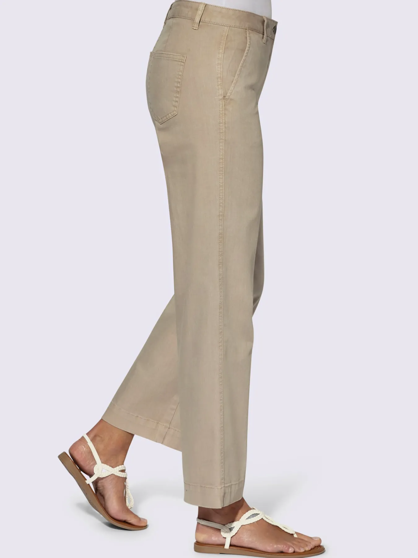 Pantalon large 96% coton