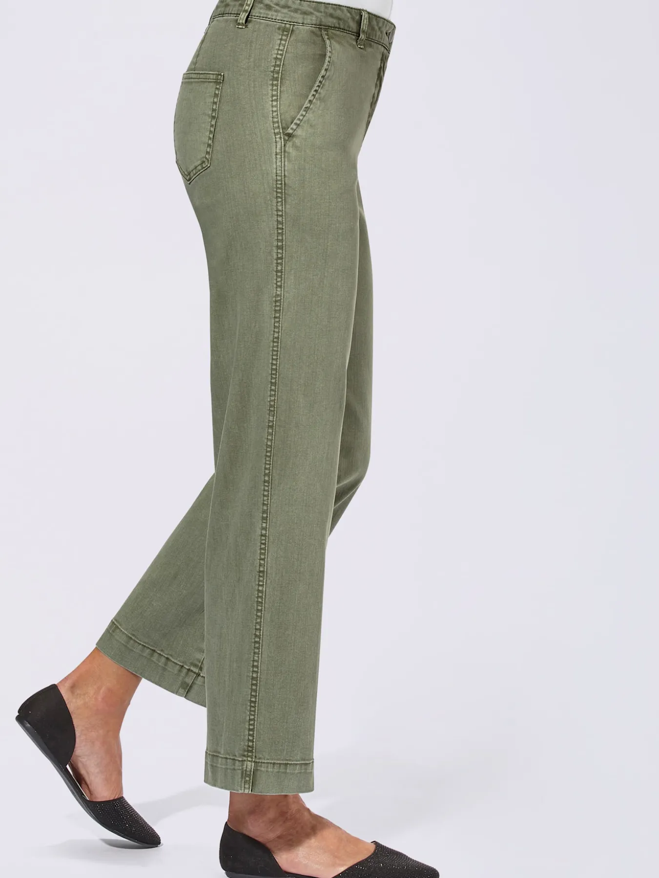 Pantalon large 96% coton