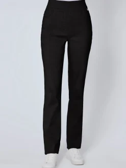 Pantalon large ceinture élastique