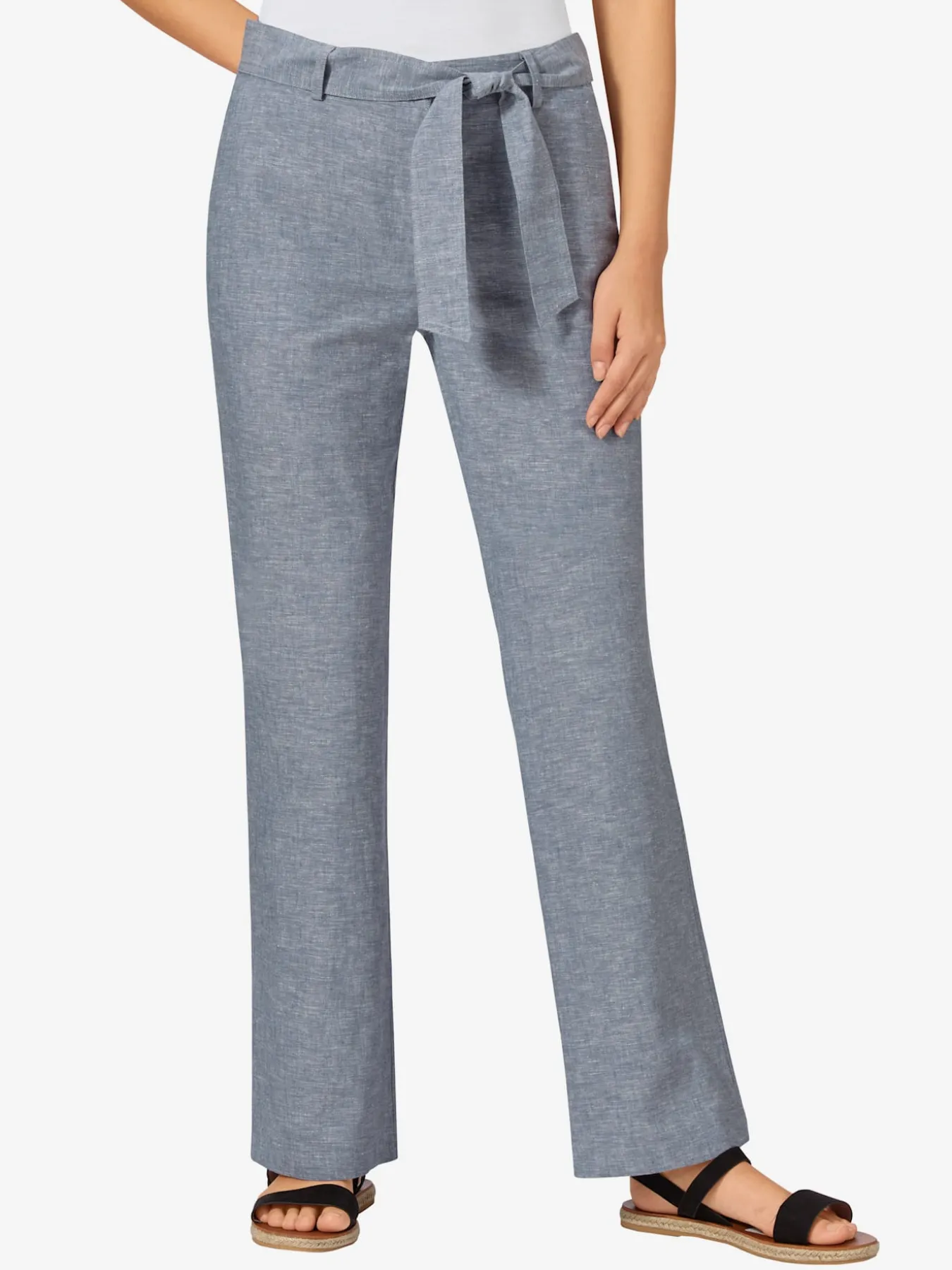 Pantalon large et décontracté empiècement au dos