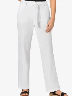 Pantalon large et décontracté empiècement au dos