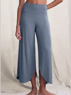 Pantalon large jupe-culotte détente pour la maison