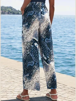 Pantalon lien à nouer fixe