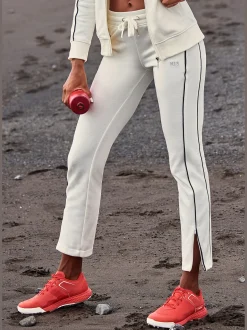 Pantalon molletonné pantalon détente confortable avec passepoil