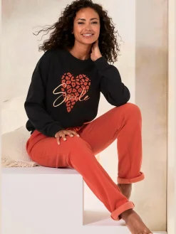 Pantalon molletonné pantalon de jogging avec coulisse élastique