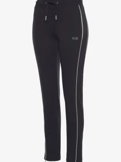 Pantalon molletonné pantalon détente confortable avec passepoil
