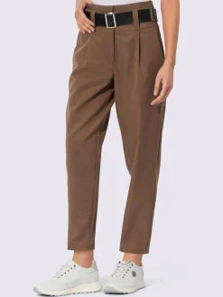 Pantalon paperbag ceinture incluse