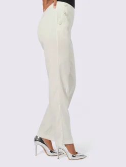 Pantalon plissé 63% lyocell (tencel)