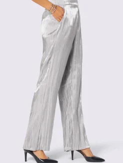 Pantalon qualité froissée tendance