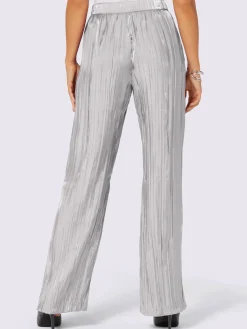 Pantalon qualité froissée tendance