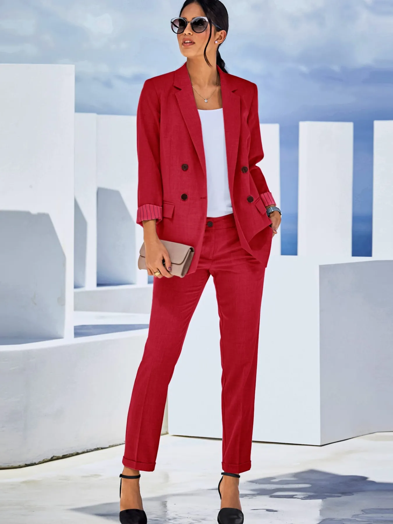 Pantalon structure indéformable