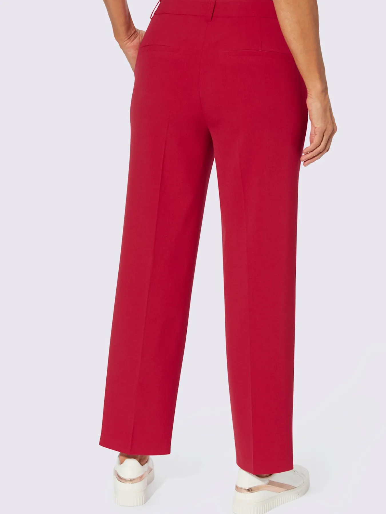 Pantalon tailleur avec viscose