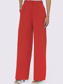 Pantalon tailleur jambes larges mode