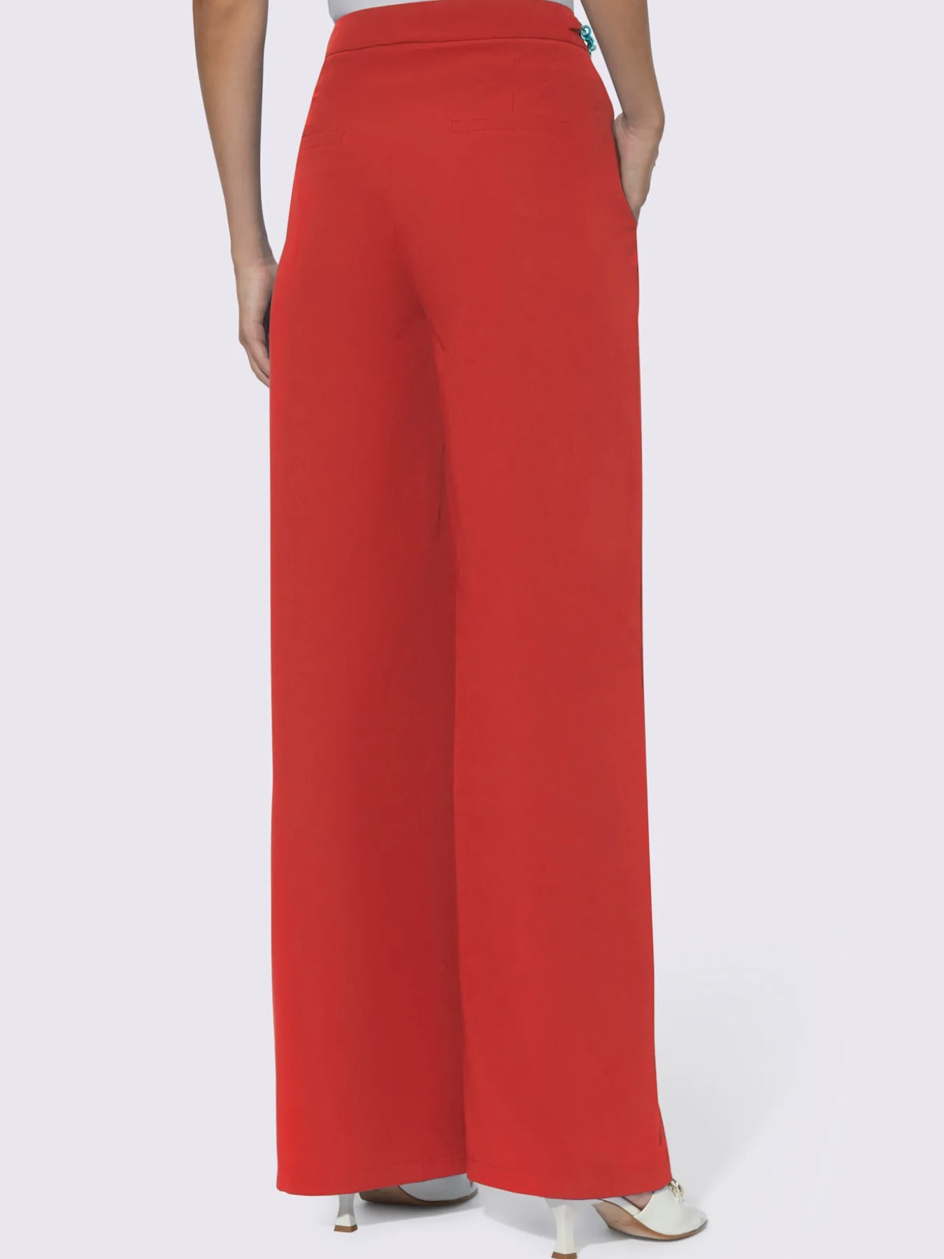 Pantalon tailleur jambes larges mode
