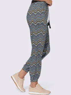 Pantalon tissé imprimé mode