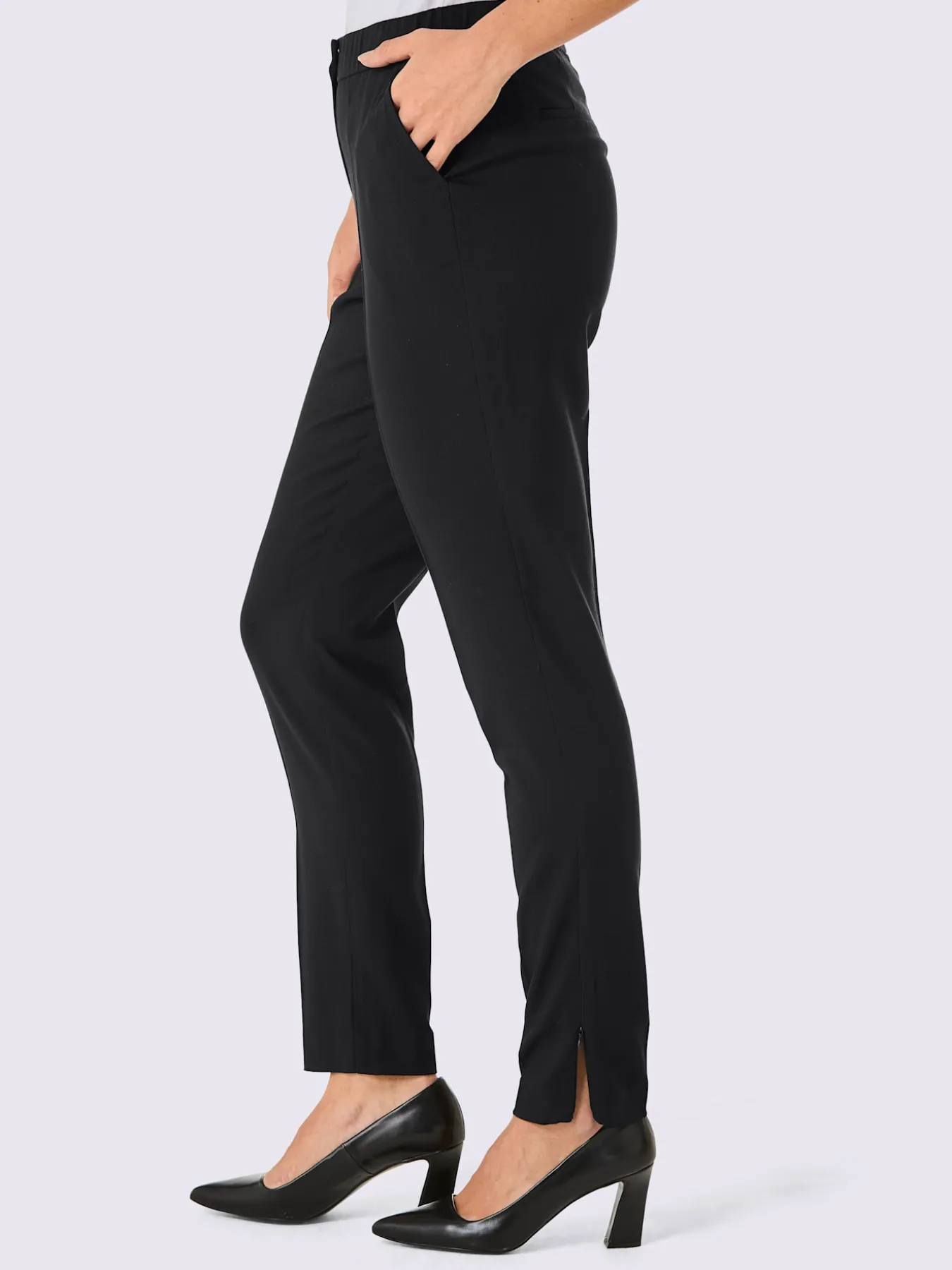 Pantalon tissé joli motif jacquard