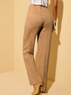 Pantalon toucher velouté