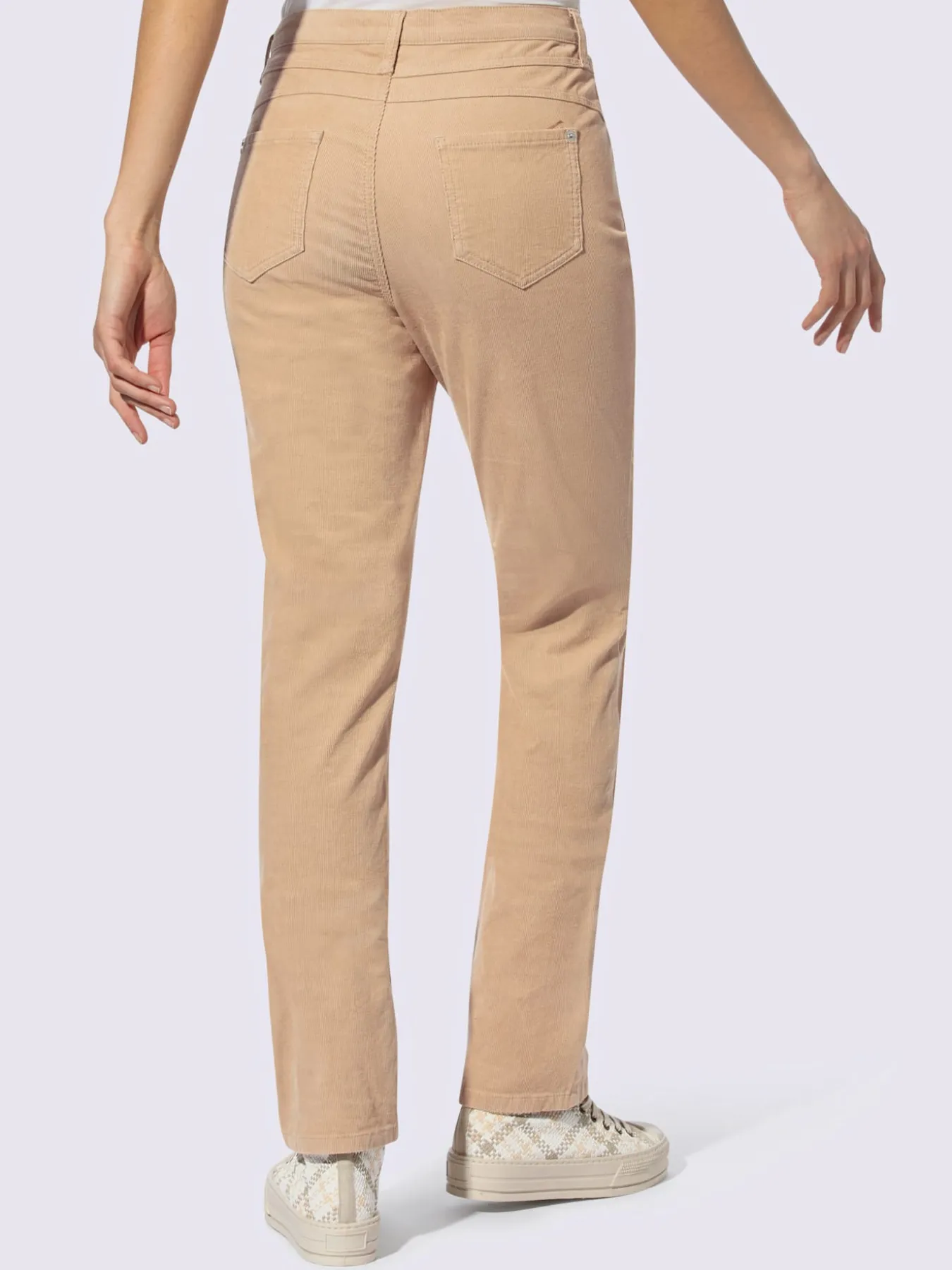 Pantalon velours coupe droite