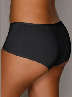 Panty finitions élastiques et plates à la taille et aux échancrures