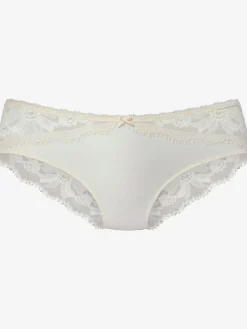Panty féminin avec petit nœud décoratif au centre devant