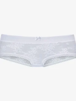 Panty féminin avec petit nœud décoratif au centre devant