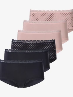 Panty gainant hipster avec joli bord en dentelle