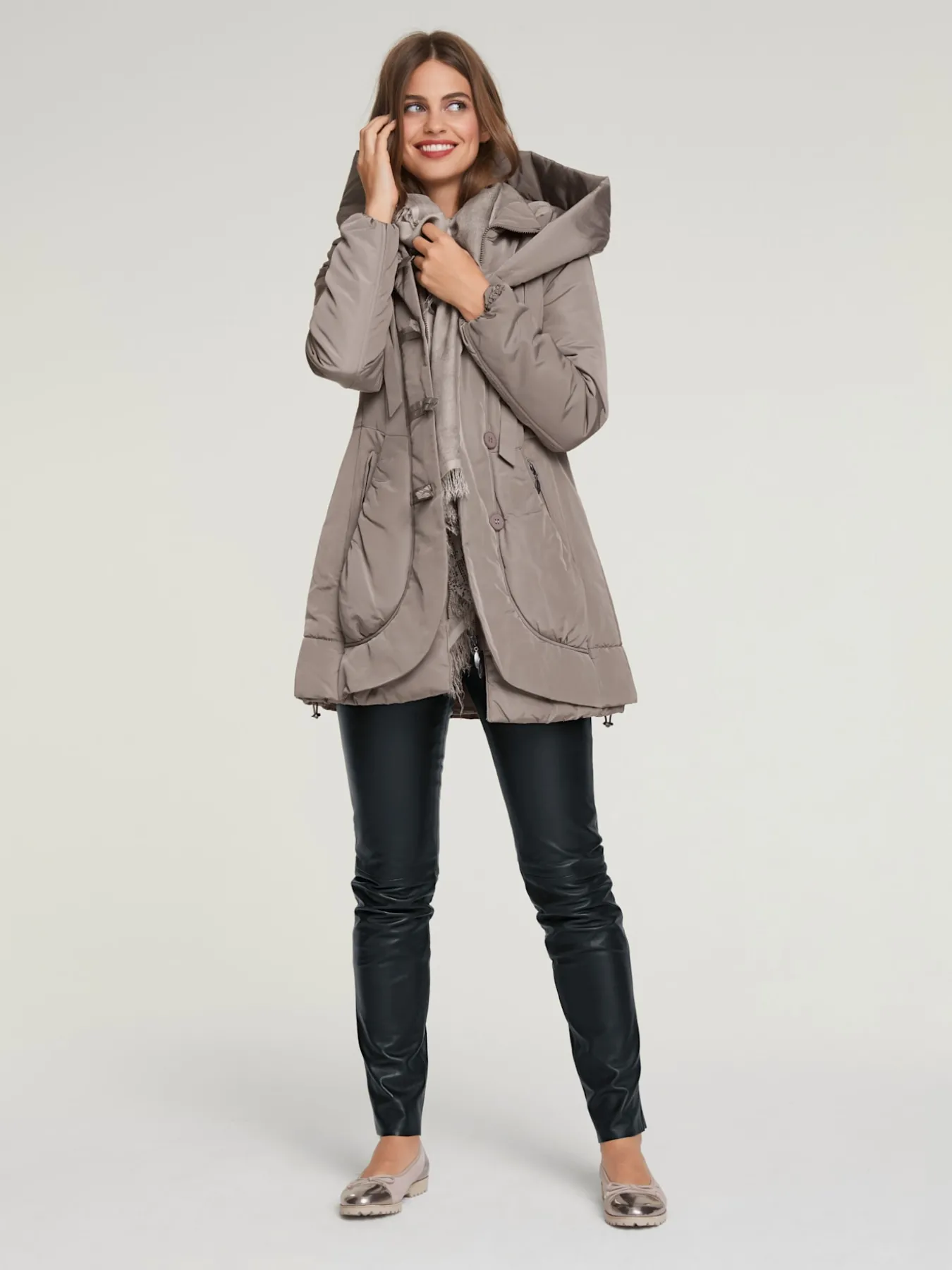 Parka veste d'extérieur facile à associer