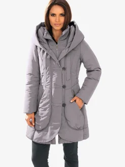 Parka veste d'extérieur facile à associer