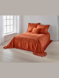 Plaid tissé en relief