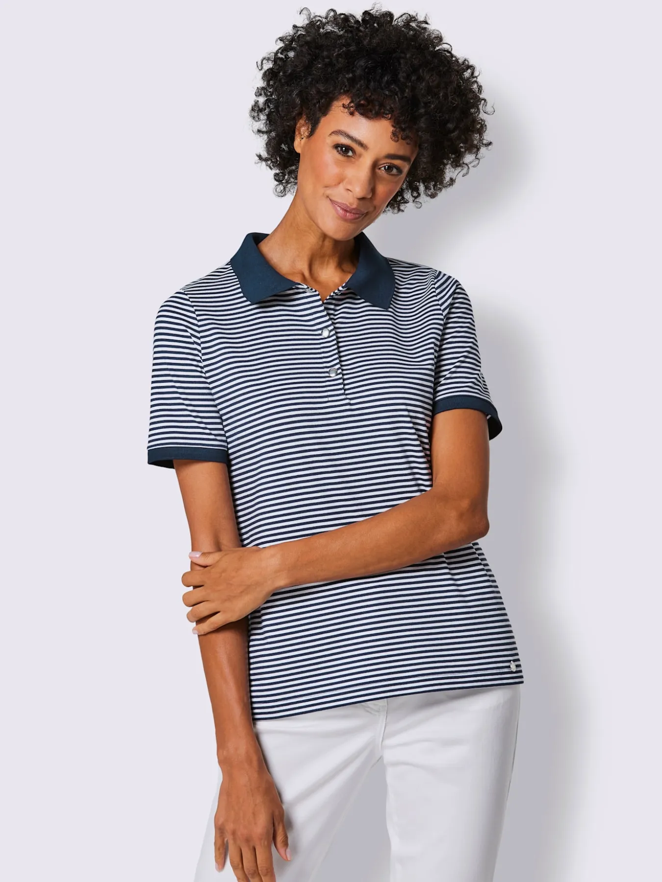 Polo mélange coton et lyocell de qualité