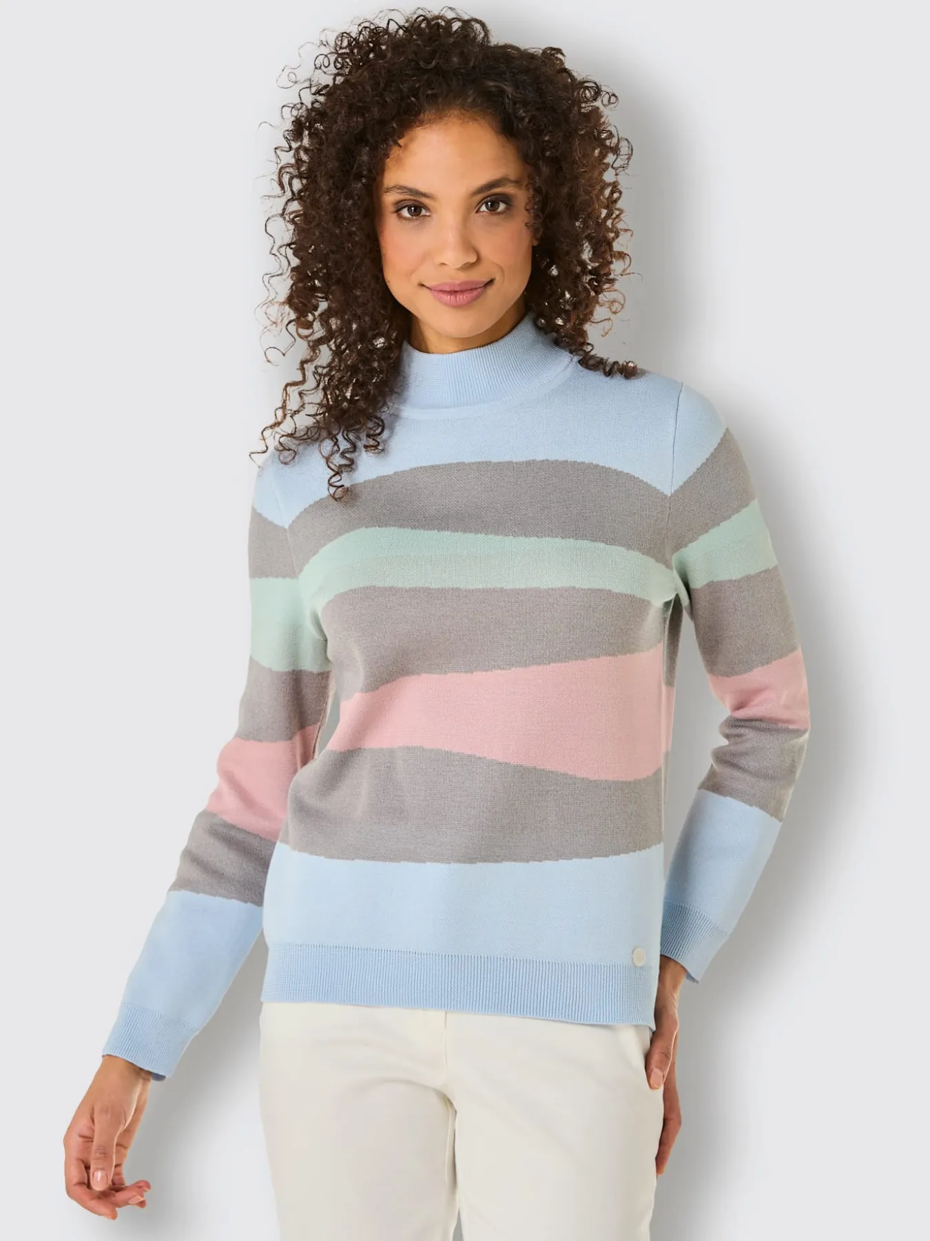 Pull à col montant