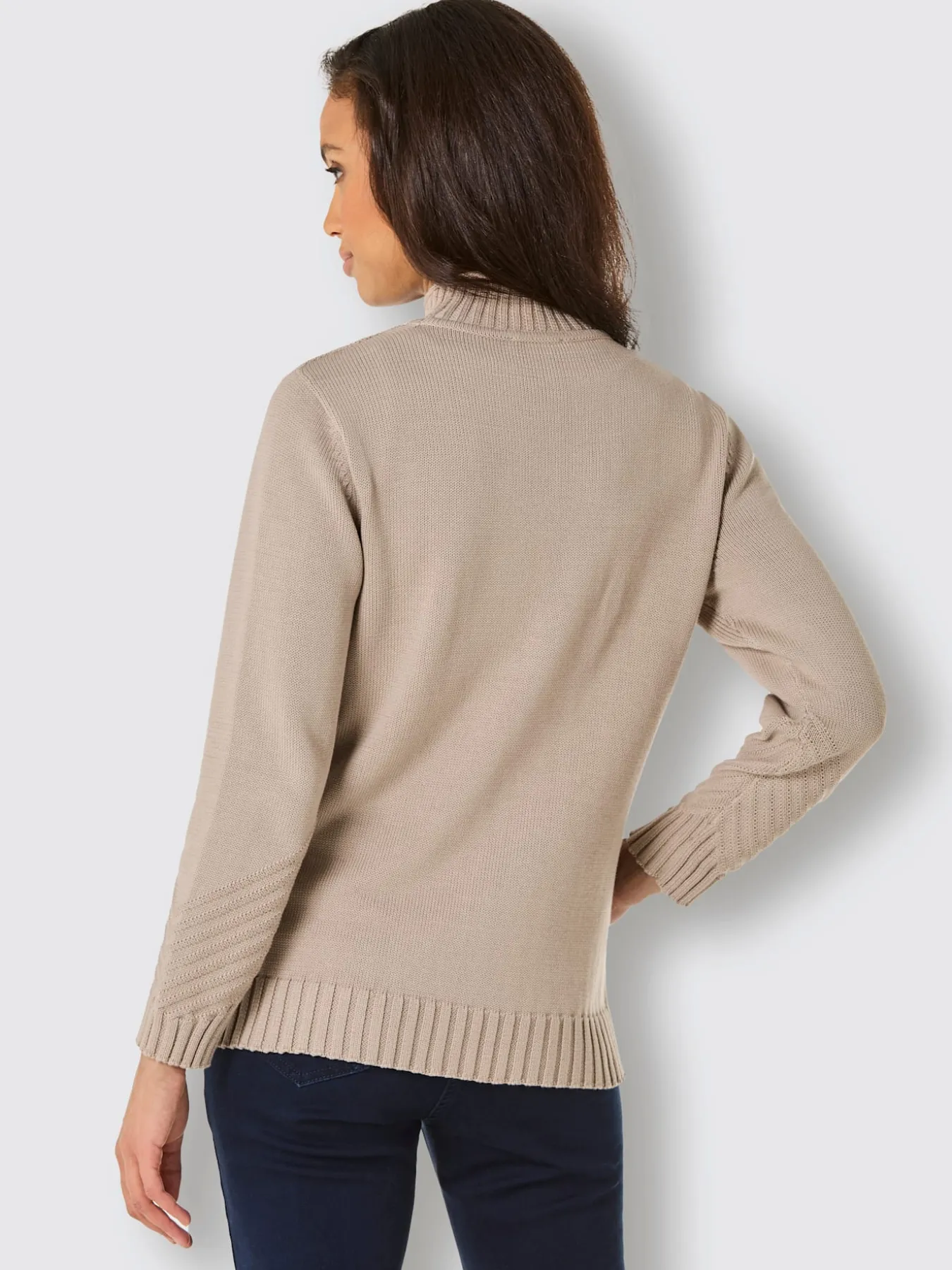 Pull à col montant