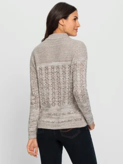 Pull à col montant 50% coton