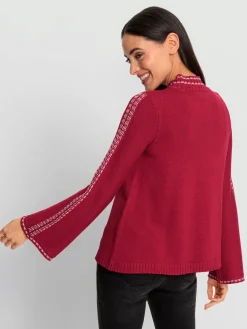 Pull à col montant 50% coton