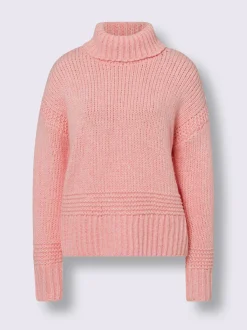 Pull à col montant 13% laine