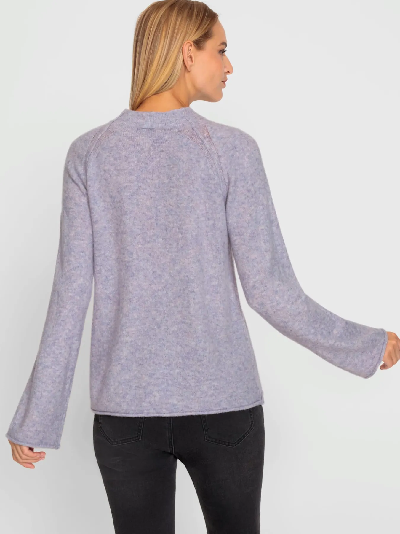 Pull à col montant qualité chinée
