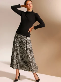 Pull à col montant ultra-doux avec modal