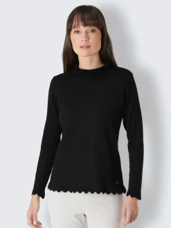 Pull à col montant ultra-doux avec modal