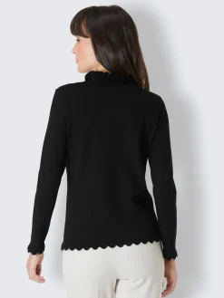 Pull à col montant ultra-doux avec modal