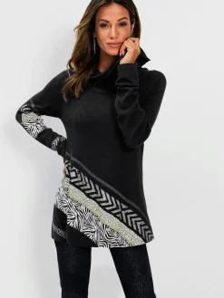 Pull à col roulé 60% viscose