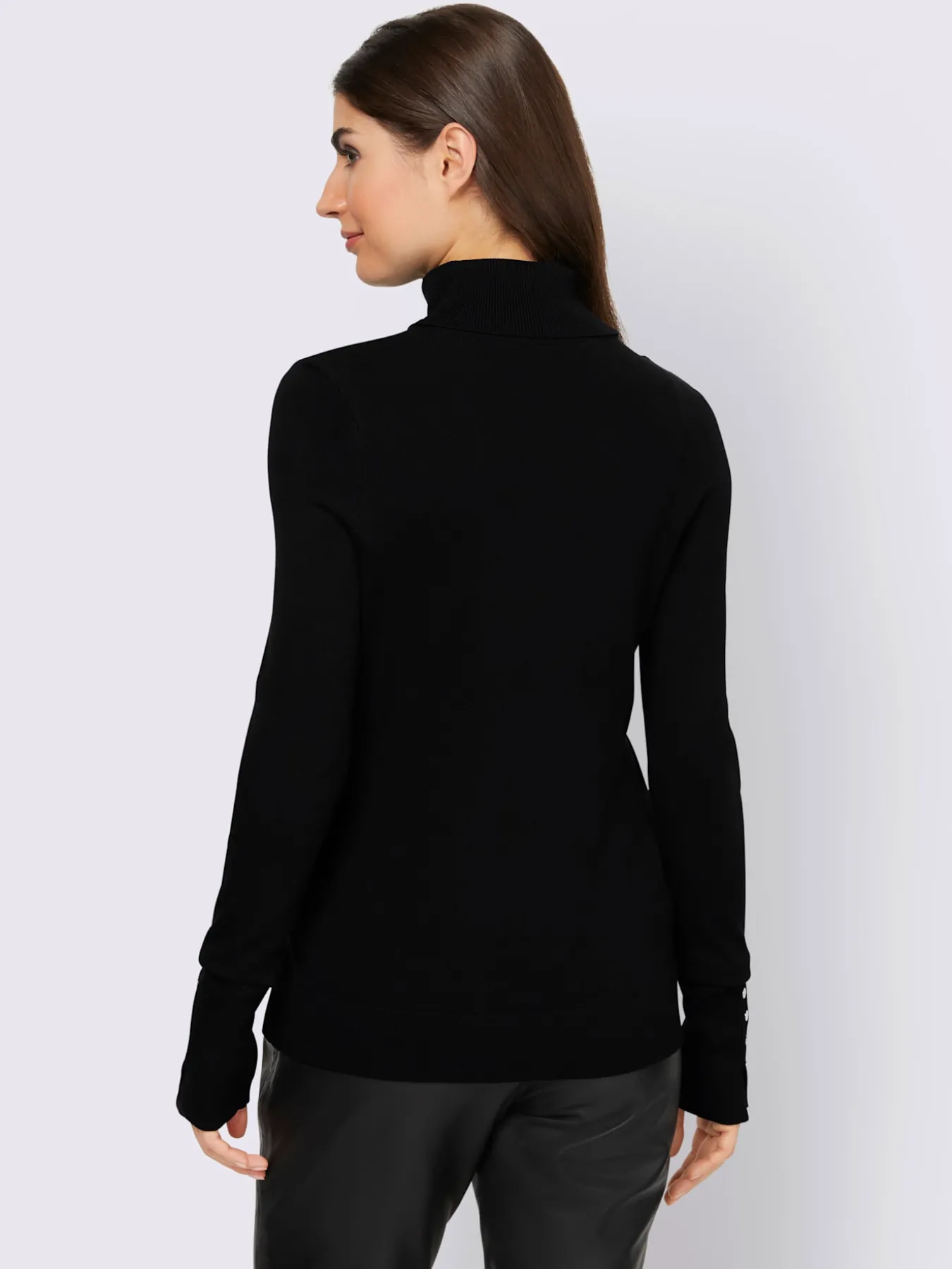 Pull à col roulé col roulé flatteur