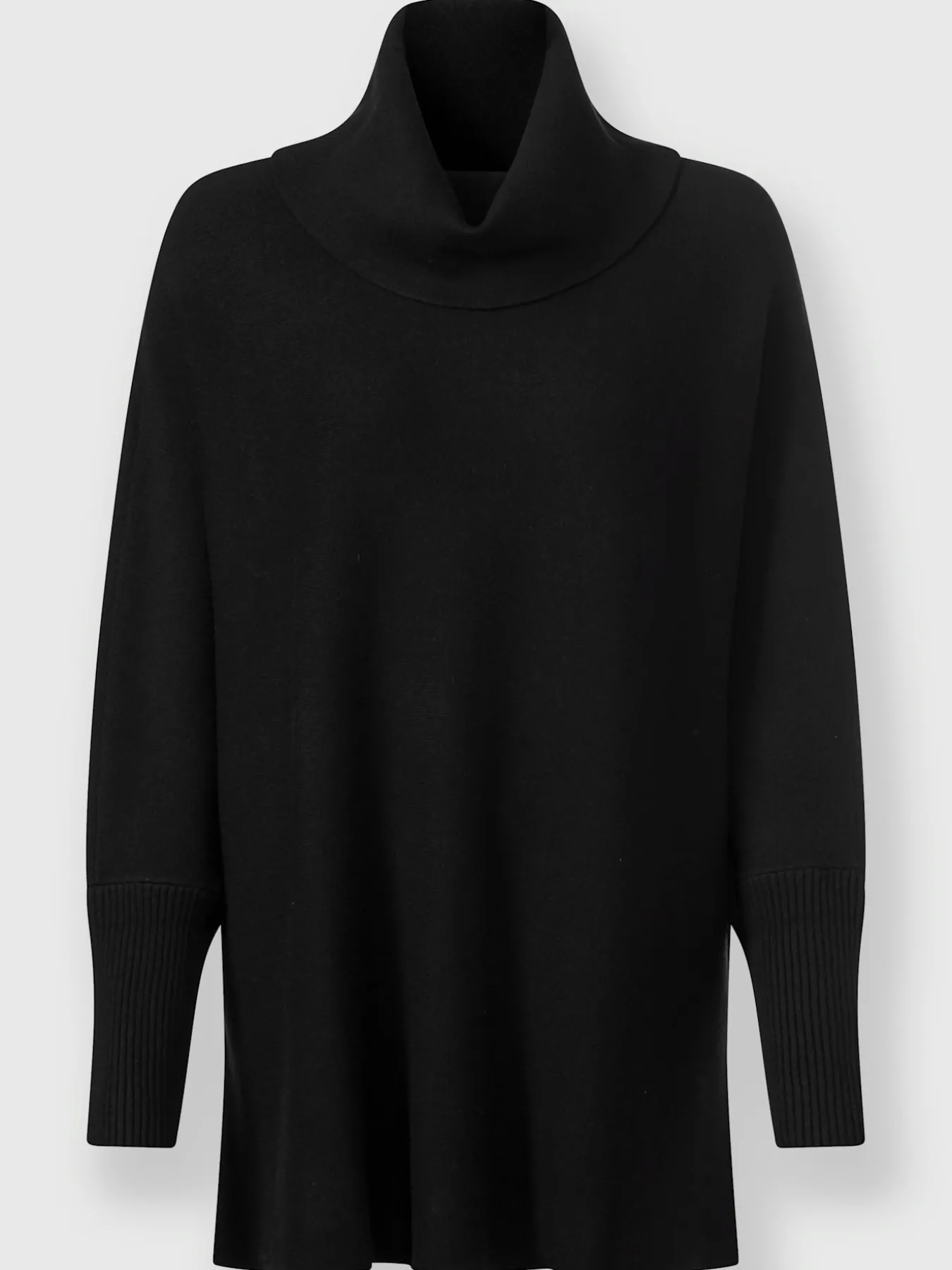 Pull à col roulé grand col roulé