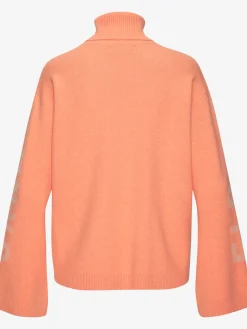 Pull à col roulé sweatshirt en tricot doux et élastique